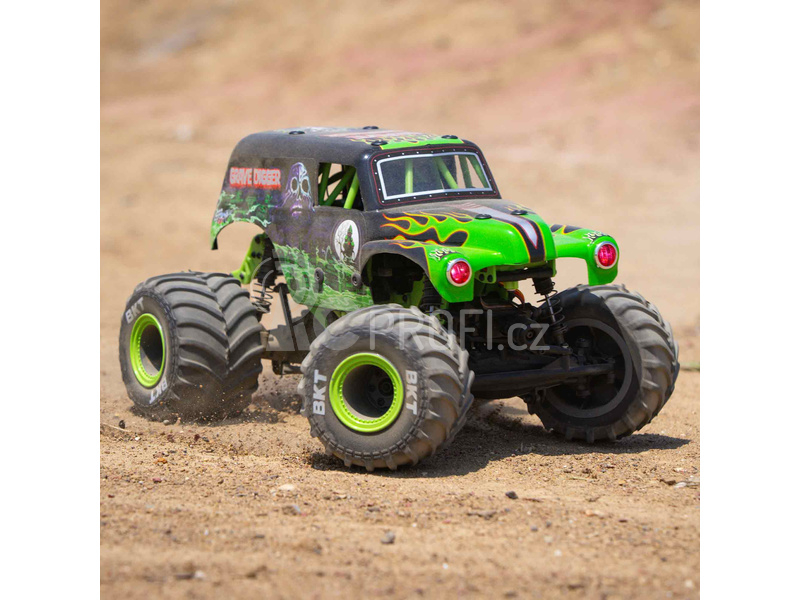 RC auto Losi Mini LMT 1:18 4WD RTR Grave Digger