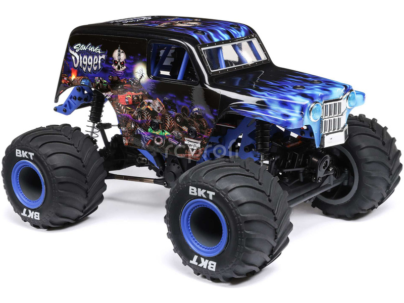 RC auto Losi Mini LMT 1:18 4WD RTR Megalodon