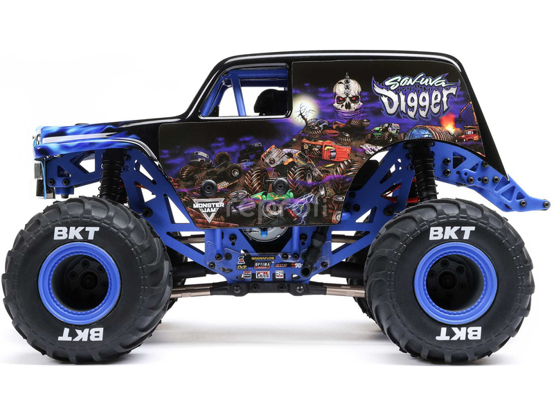 RC auto Losi Mini LMT 1:18 4WD RTR Megalodon