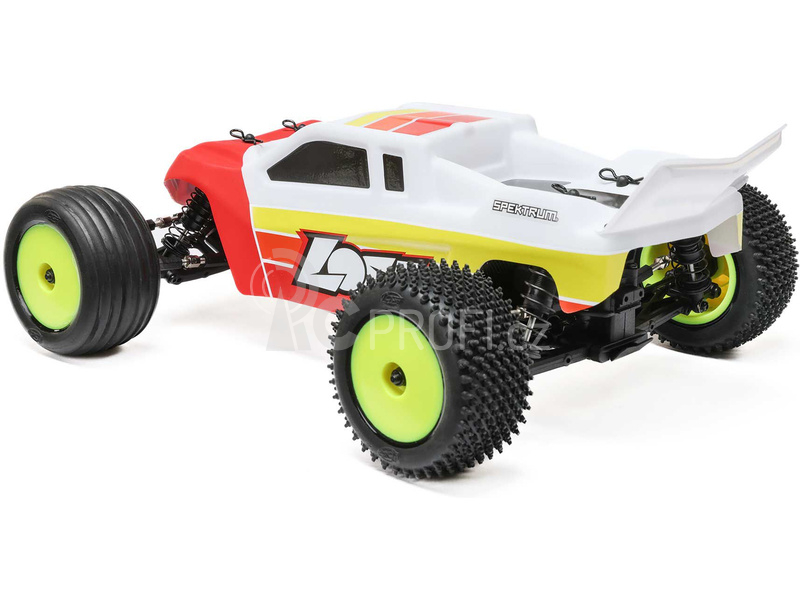 RC auto Losi Mini-T 2.0 V2 Brushless 1:18 RTR, červená