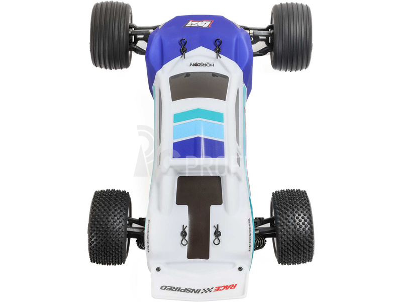 RC auto Losi Mini-T 2.0 V2 Brushless 1:18 RTR, modrá