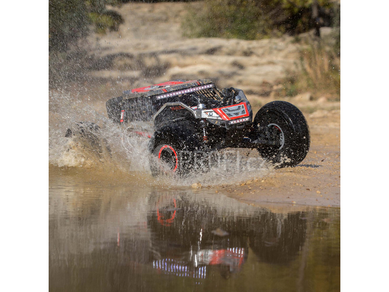 RC auto Losi Super Rock Rey V2 1:6 4WD RTR, šedá