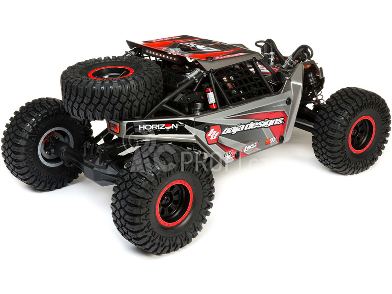 RC auto Losi Super Rock Rey V2 1:6 4WD RTR, šedá