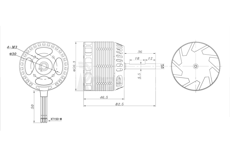 M4520R 1120kV Heli BLS motor