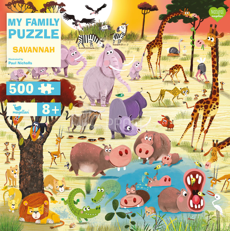 Magellan Rodinné puzzle Savana