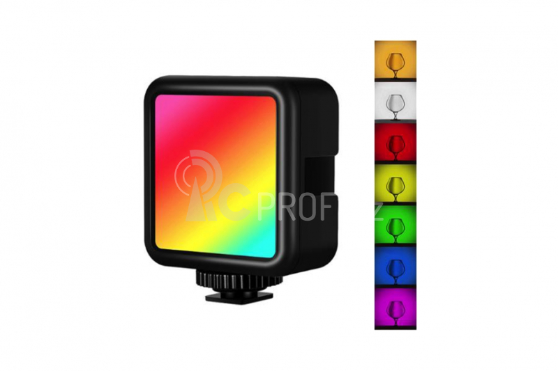 Magnetic RGB Adjustable LED Light (With Battery)