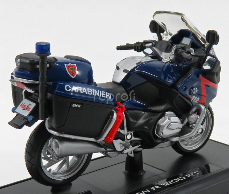 Maisto BMW R1200rt Carabinieri 2005 1:18 Bílá Modrá