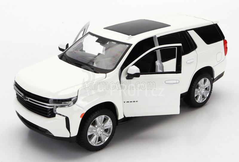 Maisto Chevrolet Tahoe Suv 2021 1:26 Bílá