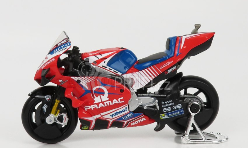 Maisto Ducati Desmosedici Gp21 Pramac Racing Team N 5 Motogp 2021 Johann Zarco 1:18 Red