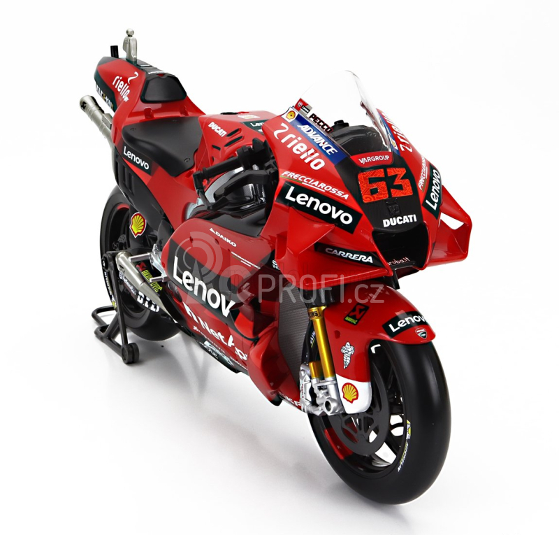 Maisto Ducati Desmosedici Gp22 Team Lenovo N 63 World Champion Motogp Season 2022 Francesco Bagnaia 1:6 Red