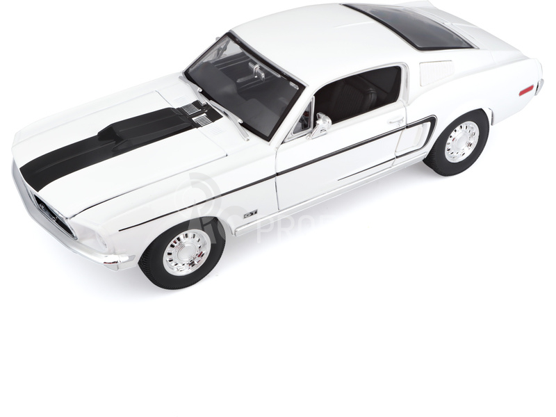 Maisto Ford Mustang GT Cobra Jet 1968 1:18 bílá