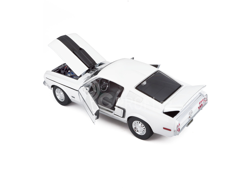 Maisto Ford Mustang GT Cobra Jet 1968 1:18 bílá