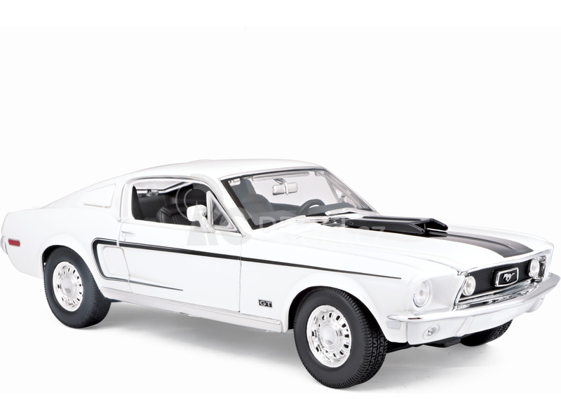 Maisto Ford Mustang GT Cobra Jet 1968 1:18 bílá