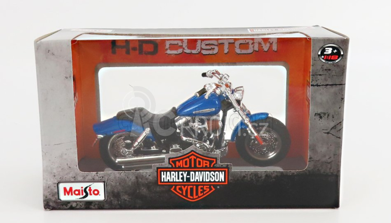 Maisto Harley davidson Fxdfse Cvo Fat Bob 2009 1:18 Blue Met