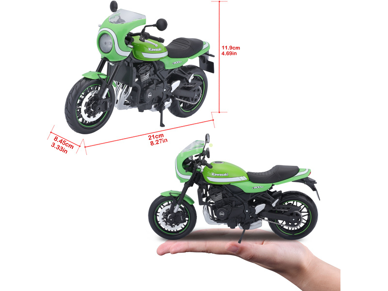 Maisto Kawasaki Z900RS Cafe 1:12 zelená