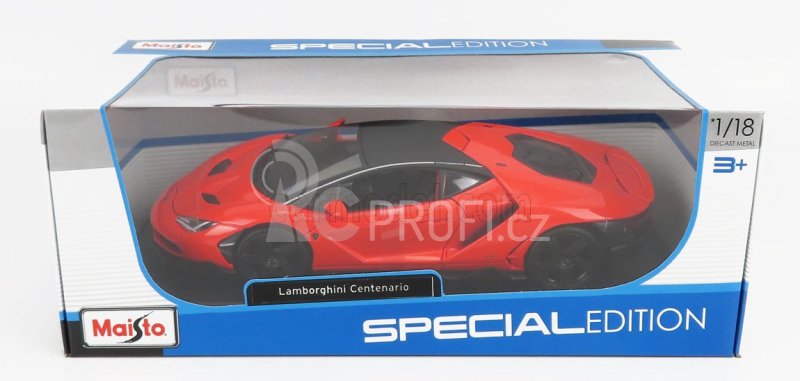 Maisto Lamborghini Centenario Lp770-4 2016 1:18 Oranžová Černá