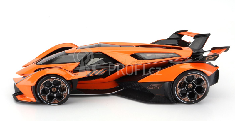 Maisto Lamborghini Lambo V12 Vision Gt N 63 Gran Turismo 2020 1:18 Oranžová Černá