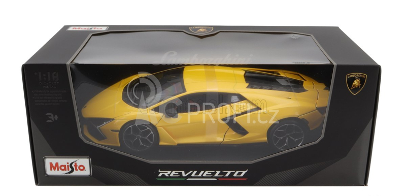 Maisto Lamborghini Revuelto Hybrid 2023 - Exclusive Carmodel 1:18 Giallo Inti - Žlutá