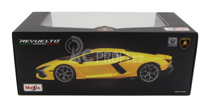 Maisto Lamborghini Revuelto Hybrid 2023 - Exclusive Carmodel 1:18 Giallo Inti - Žlutá