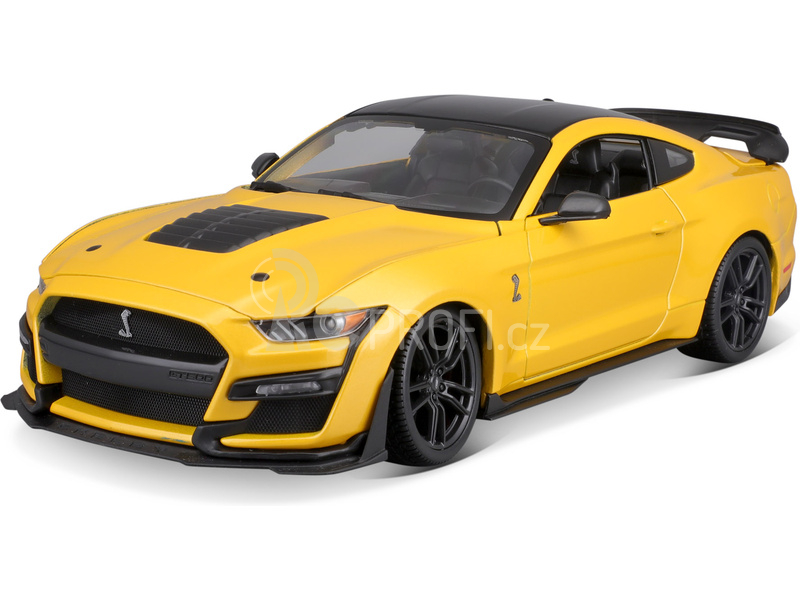 Maisto Mustang Shelby GT500 2020 1:18 žlutá