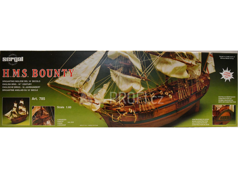 Mantua Model HMS Bounty 1:60 kit