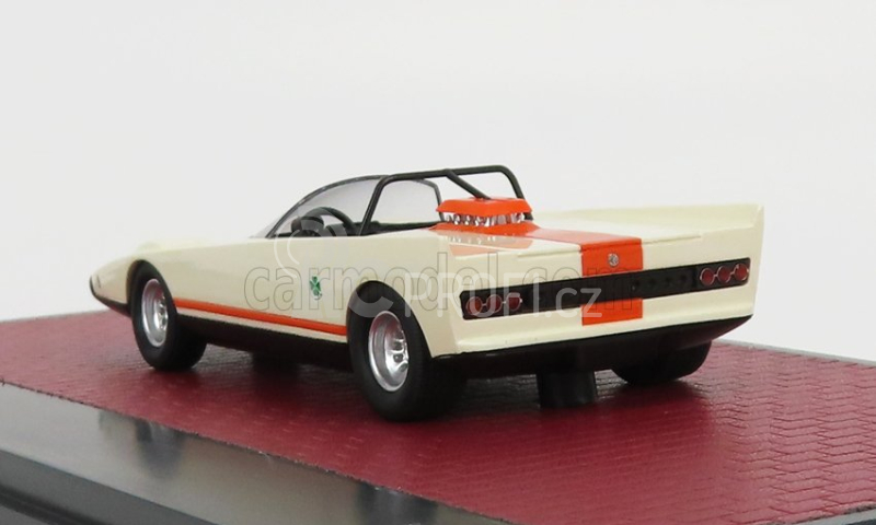 Matrix scale models Alfa romeo 33 Spider Speciale Cuneo 1971 1:43 Bílá