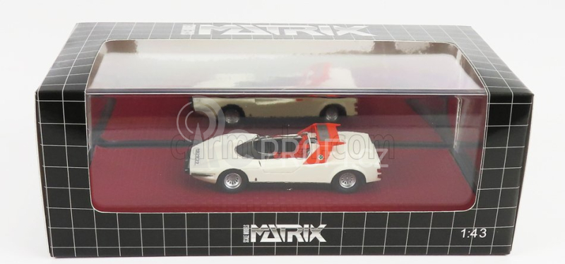 Matrix scale models Alfa romeo P33 Roadster Pininfarina 1968 1:43 Bílá