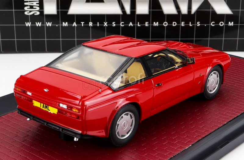 Matrix scale models Aston martin V8 Zagato 1986 1:43 Red