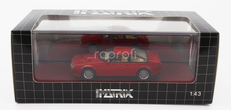 Matrix scale models Aston martin V8 Zagato 1986 1:43 Red