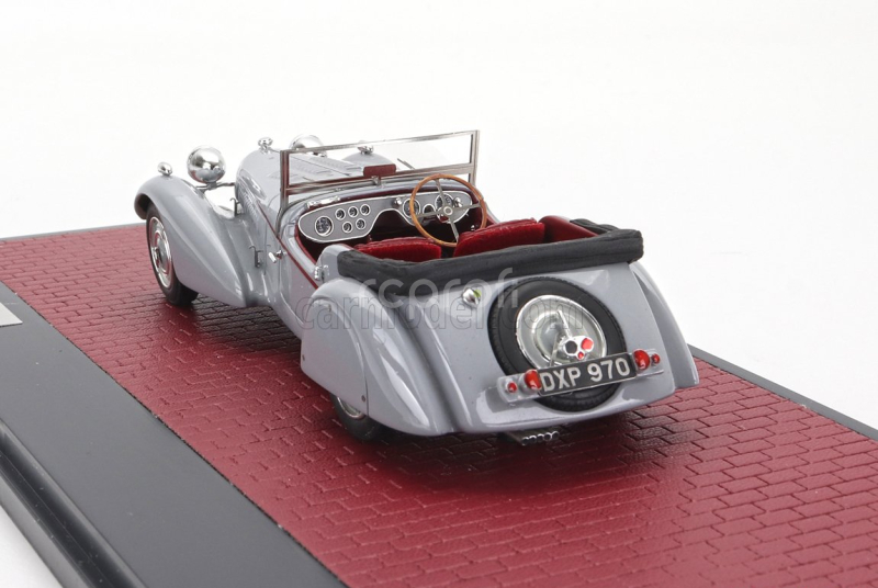 Matrix scale models Bugatti T57sc Roadster Vanden Plas Open 1938 1:43 Grey