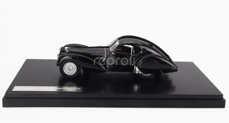 Matrix scale models Bugatti Type 57s Atlantic 1937 1:43 Black