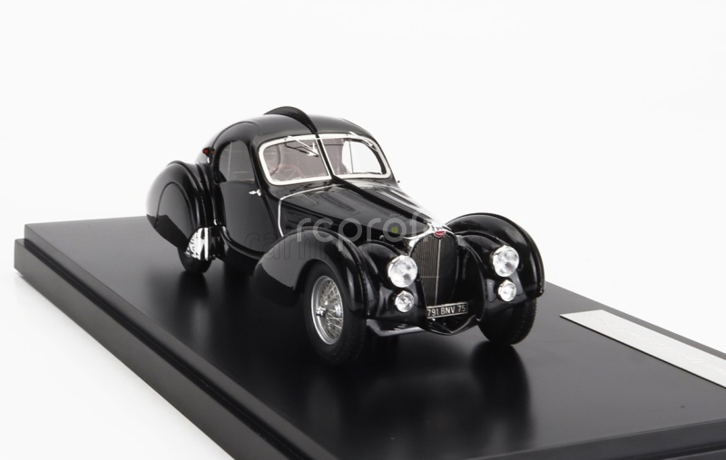 Matrix scale models Bugatti Type 57s Atlantic 1937 1:43 Black