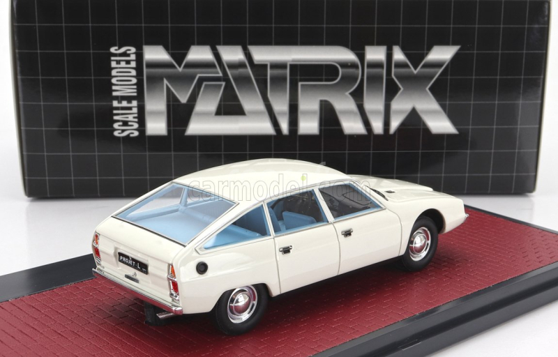 Matrix scale models Citroen Projet L 1971 1:43 Bílá