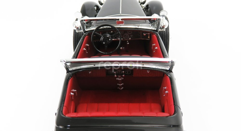 Matrix scale models Duesenberg Sj 2608 Torpedo Pheaton Walker Cabriolet Open 1930 1:18 Black