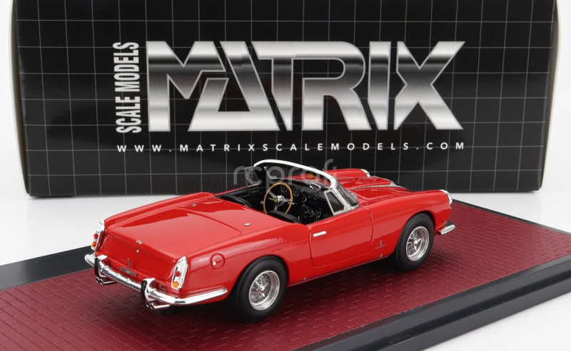 Matrix scale models Ferrari 400 Superamerica Pinifarina Cabriolet Open 1960 1:43 Red