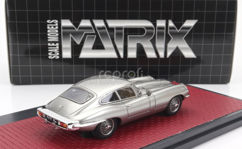 Matrix scale models Jaguar E-type Coombs Frua Coupe 1964 1:43 Silver