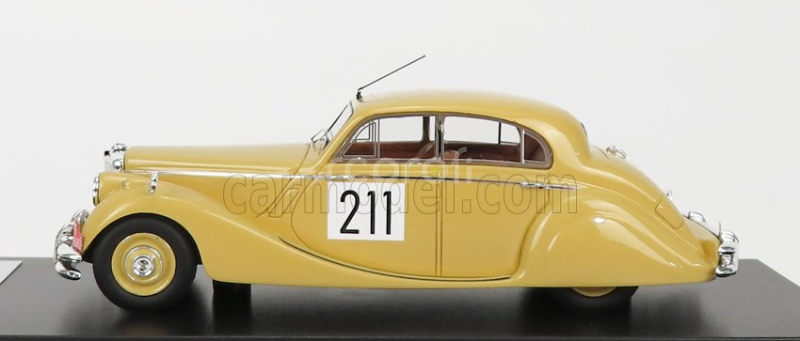 Matrix scale models Jaguar Mkv 3.5l N 211 3rd Rally Montecarlo 1951 C.vard - A.young 1:43 Beige