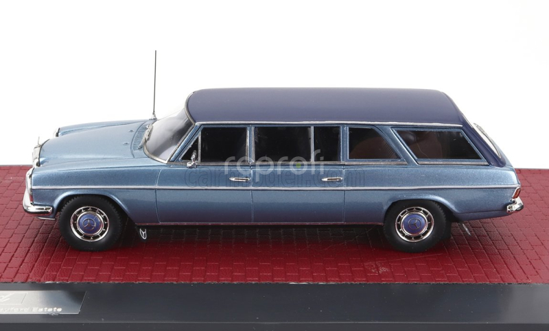 Matrix scale models Mercedes benz V114 Lwb Crayford Estate 1971 1:43 Světle Modrá Met