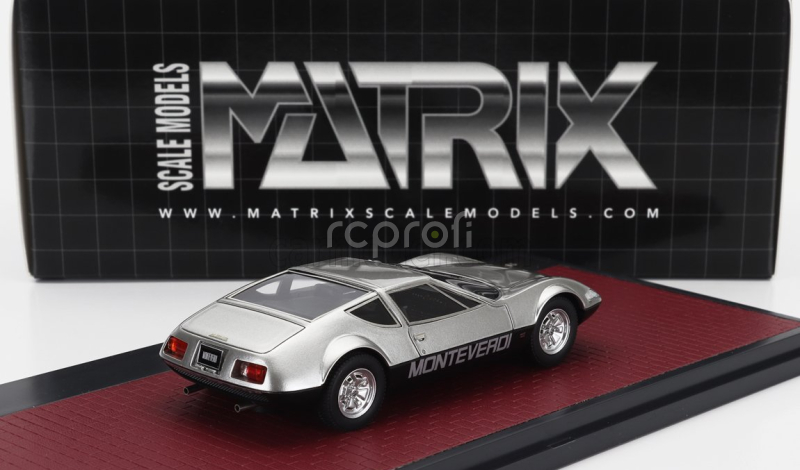 Matrix scale models Monteverdi Hai 450 Gts 1973 1:43 Stříbrná Černá