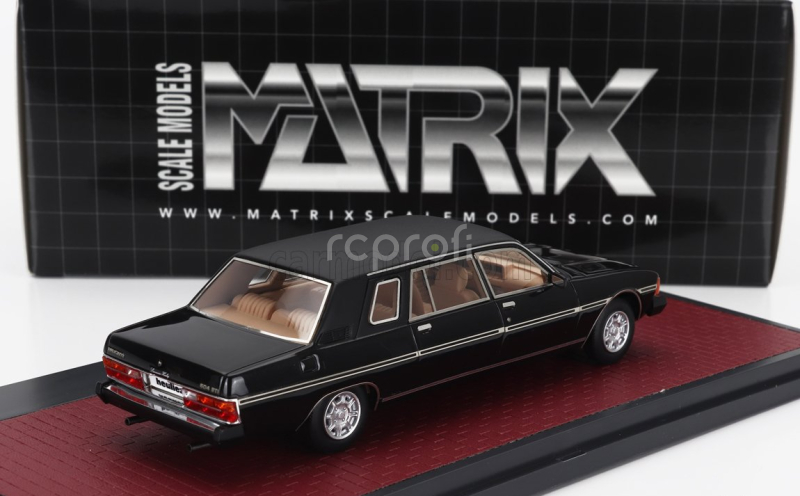 Matrix scale models Peugeot 604 Heuliez Limousine 1980 1:43 Black