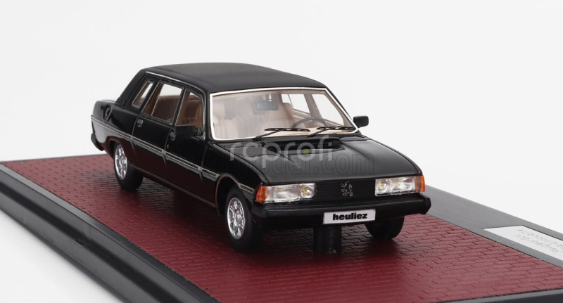 Matrix scale models Peugeot 604 Heuliez Limousine 1980 1:43 Black