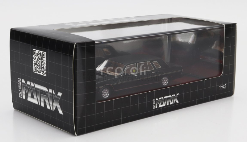 Matrix scale models Peugeot 604 Heuliez Limousine 1980 1:43 Black