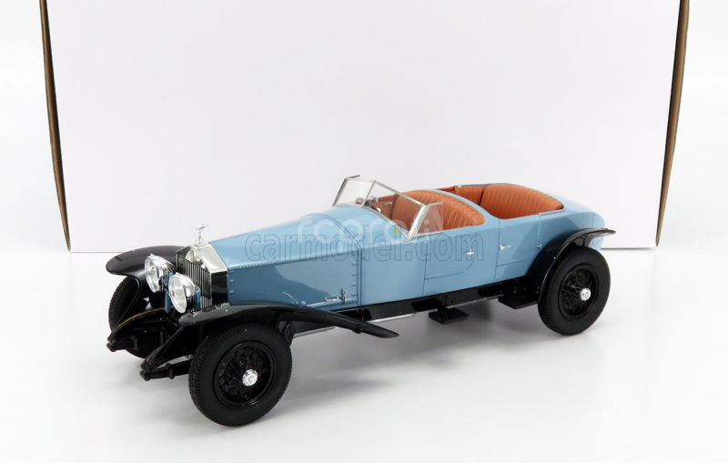 Matrix scale models Rolls royce Phantom Experimental Vehicle Ch.10ex By Barker Cabriolet 1926 1:18 Černá Světle Modrá