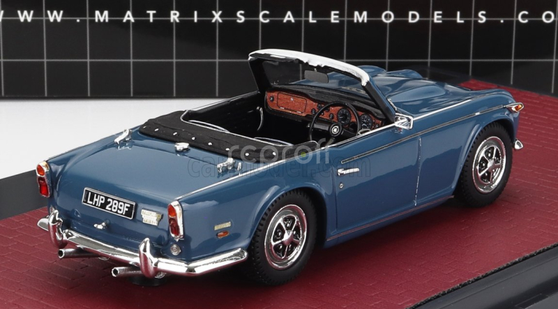 Matrix scale models Triumph Tr5 Cabriolet Open 1967 1:43 Blue