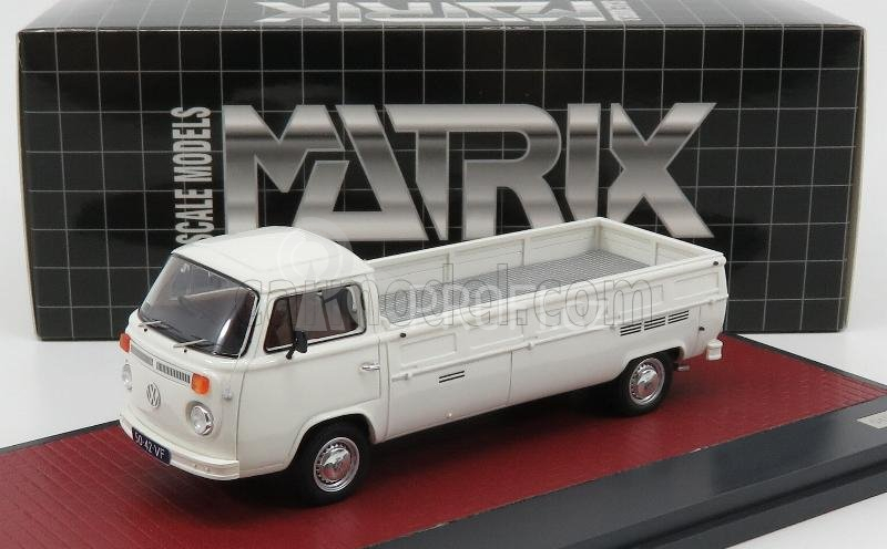 Matrix scale models Volkswagen T2 Kemperink Special Pick-up Lwb 1976 1:43 Bílá