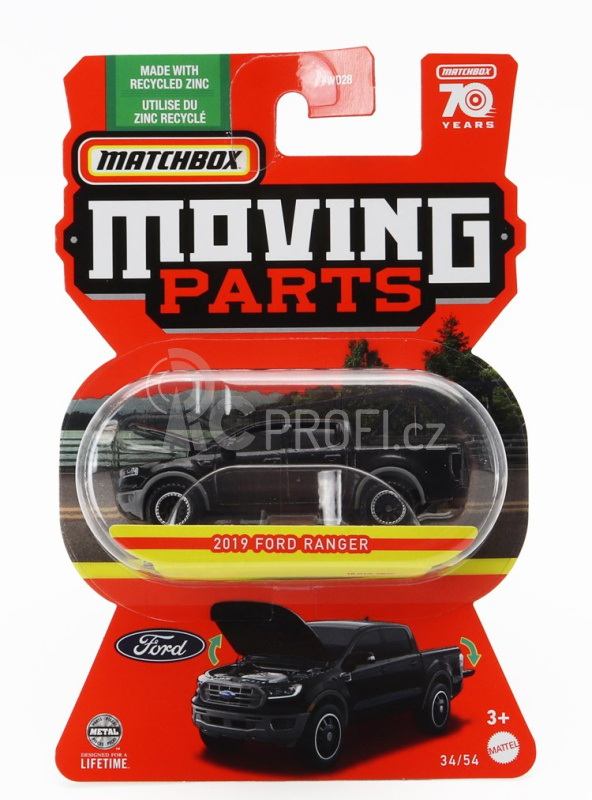 Mattel hot wheels Ford usa Set Assortment 8 Pieces 1:64 Různé