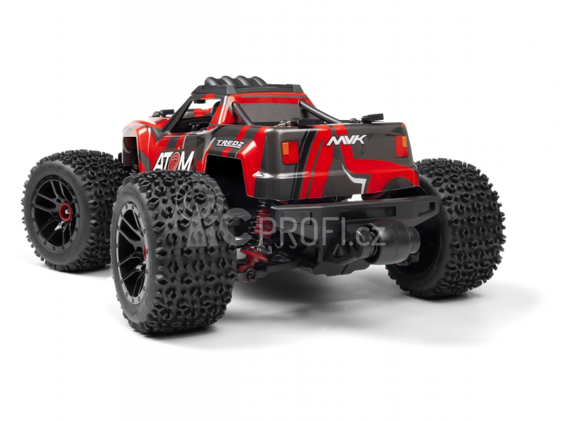 RC auto Maverick Atom AT1 1/18 4WD Electric Truck, červená