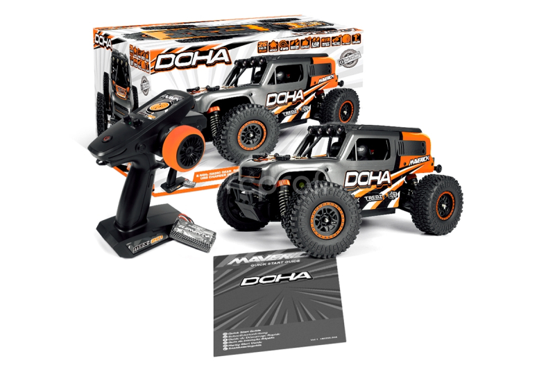 Maverick Doha 1/20 4WD Electric Truck - Oranžový