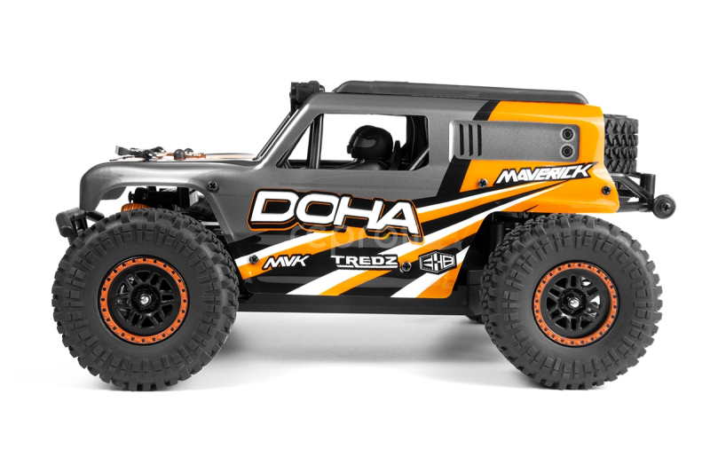 Maverick Doha 1/20 4WD Electric Truck - Oranžový