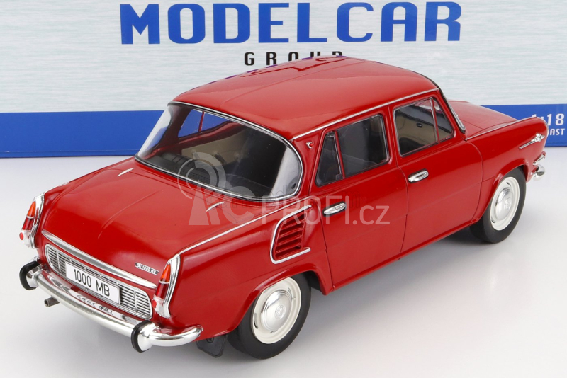 Mcg Škoda 1000 Mb 1966 1:18 Red